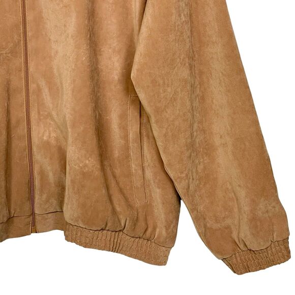 Sunderland of Scotland Full Zip Bomber‎ Jacket Men Size XL Brown Made in USA - Picture 4 of 13